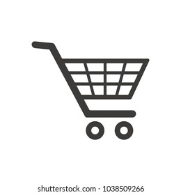 Cart  icon, vector, flat design