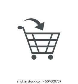 Cart Icon Vector flat design style