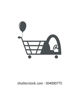 Cart Icon Vector flat design style