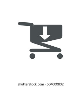 Cart Icon Vector flat design style