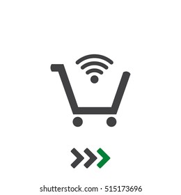 Cart Icon Vector flat design style