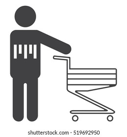 Cart Icon Vector flat design style