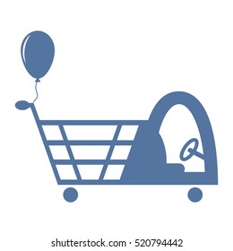 Cart Icon Vector flat design style