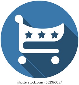 Cart Icon Vector flat design style