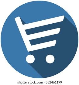 Cart Icon Vector flat design style