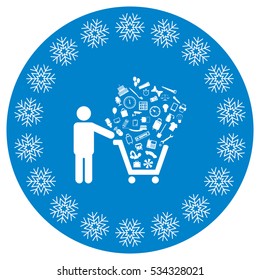 Cart Icon Vector flat design style