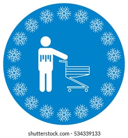 Cart Icon Vector flat design style