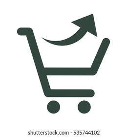 Cart Icon Vector flat design style