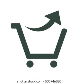 Cart Icon Vector flat design style