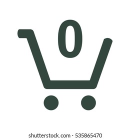 Cart Icon Vector flat design style