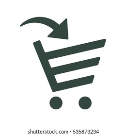 Cart Icon Vector flat design style