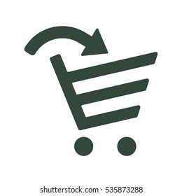 Cart Icon Vector flat design style