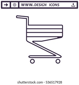 Cart Icon Vector flat design style