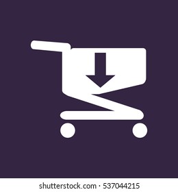 Cart Icon Vector flat design style
