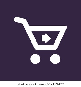 Cart Icon Vector flat design style