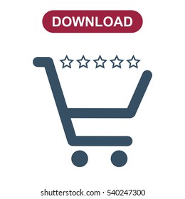 Cart Icon Vector flat design style