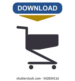Cart Icon Vector flat design style