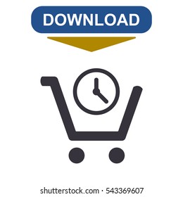 Cart Icon Vector flat design style