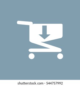 Cart Icon Vector flat design style