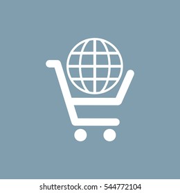 Cart Icon Vector flat design style