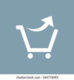 Cart Icon Vector flat design style