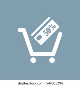 Cart Icon Vector flat design style