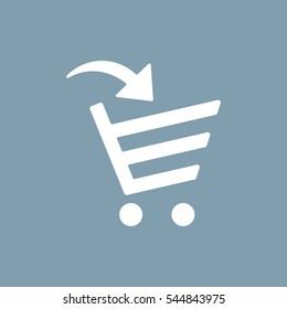 Cart Icon Vector flat design style
