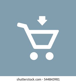 Cart Icon Vector flat design style