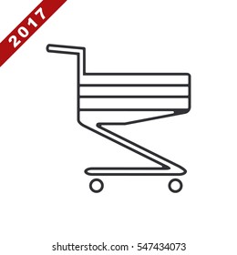 Cart Icon Vector flat design style