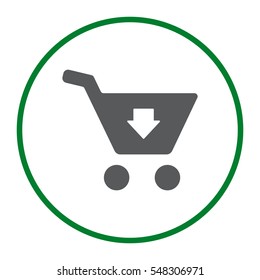 Cart Icon Vector flat design style