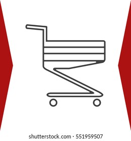 Cart Icon Vector flat design style