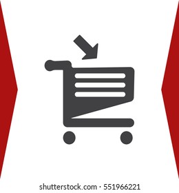 Cart Icon Vector flat design style