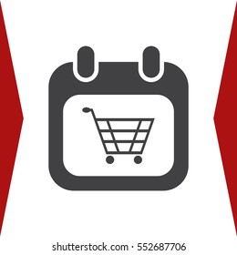 Cart Icon Vector flat design style