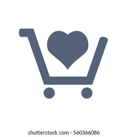 Cart Icon Vector flat design style