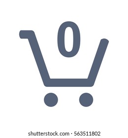 Cart Icon Vector flat design style