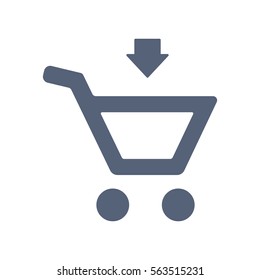 Cart Icon Vector flat design style