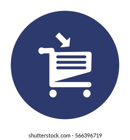 Cart Icon Vector flat design style