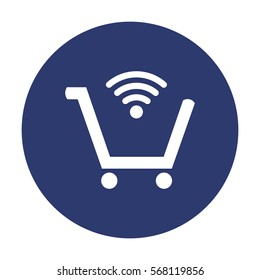 Cart Icon Vector flat design style