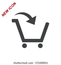 Cart Icon Vector flat design style