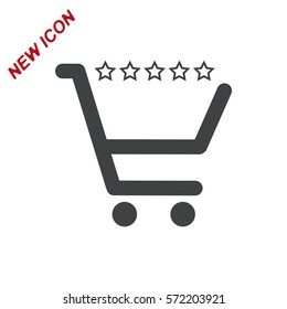 Cart Icon Vector flat design style