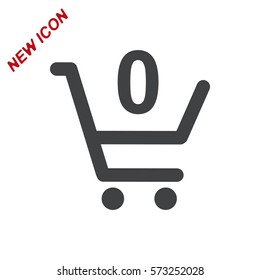 Cart Icon Vector flat design style