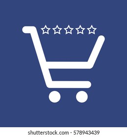 Cart Icon Vector flat design style