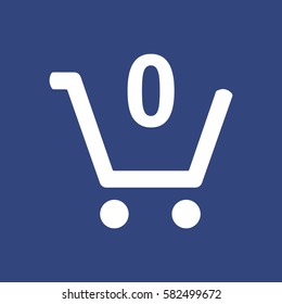 Cart Icon Vector flat design style