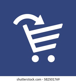 Cart Icon Vector flat design style