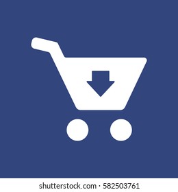 Cart Icon Vector flat design style