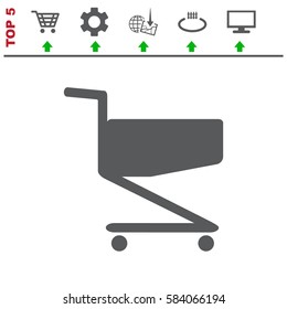 Cart Icon Vector flat design style
