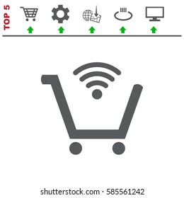 Cart Icon Vector flat design style