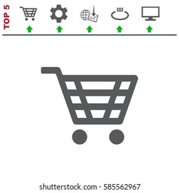 Cart Icon Vector flat design style