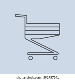 Cart Icon Vector flat design style