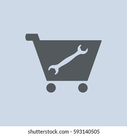 Cart Icon Vector flat design style